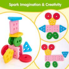 Load image into Gallery viewer, Silicone Sorting & Stacking Sensory Toy