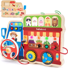Cargar imagen en el visor de la Galería, 18-in-1 Wooden Sensory Activity Board