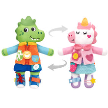 Charger l'image dans la visionneuse de la galerie, 2-in-1 Montessori Plush Busy Doll