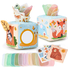 Cargar imagen en el visor de la Galería, Montessori Baby Tissue Box Toy 6-12 Months