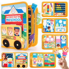 Load image into Gallery viewer, First Day of School Busy Book