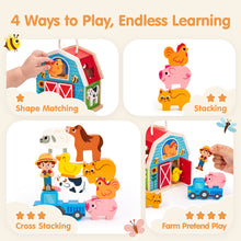 Laden Sie das Bild in den Galerie-Viewer, Farm Matching & Stacking Barn Playset