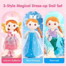 Load image into Gallery viewer, 3-in-1 Magical Dress-Up Doll Set