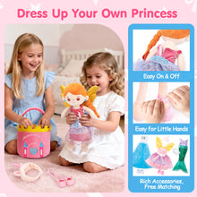 Load image into Gallery viewer, 3-in-1 Magical Dress-Up Doll Set