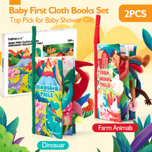 Load image into Gallery viewer, 2 PCS Soft Baby Books 0-6 Months
