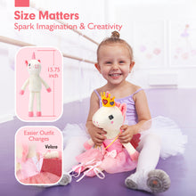 Load image into Gallery viewer, Ballerina Unicorn Dress-up Doll for Girls