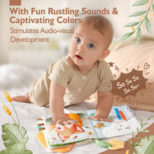 Load image into Gallery viewer, Baby Books 0-6 Months Tummy Time Sensory Toy