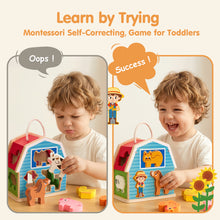 Laden Sie das Bild in den Galerie-Viewer, Farm Matching & Stacking Barn Playset