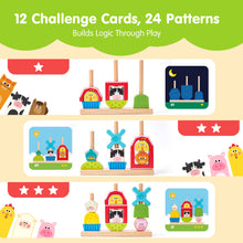 Load image into Gallery viewer, Montessori Wooden Brain Building Block