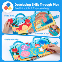 Load image into Gallery viewer, hahaland Ocean Busy Book