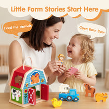 Laden Sie das Bild in den Galerie-Viewer, Farm Matching & Stacking Barn Playset