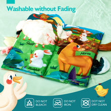 Load image into Gallery viewer, 2 PCS Soft Baby Books 0-6 Months