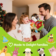 Load image into Gallery viewer, Montessori Farm Animal Hand Puppets