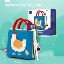 Load image into Gallery viewer, High Contrast Tummy Time Baby Books