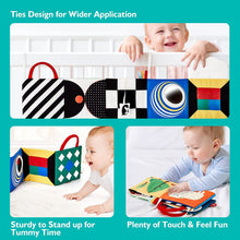 Load image into Gallery viewer, High Contrast Tummy Time Baby Books