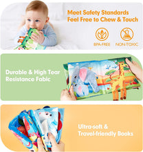 Load image into Gallery viewer, Baby Books 0-6 Months Crinkle Baby Toys 2 PCS