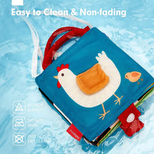 Load image into Gallery viewer, High Contrast Tummy Time Baby Books