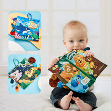 Load image into Gallery viewer, Baby First Cloth Books Jungly Tails & Marine Life