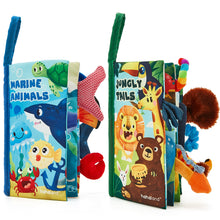 Cargar imagen en el visor de la Galería, Libros de tela para bebés Libros suaves al tacto
