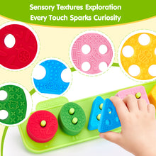 Load image into Gallery viewer, Silicone Sorting &amp; Stacking Sensory Toy
