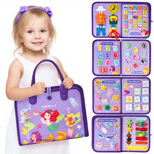 Load image into Gallery viewer, 7-in-1 Montessori Busy Board 3 Year Old
