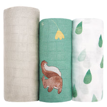 Load image into Gallery viewer, Muslin Swaddle Blankets Bamboo - 4 Types
