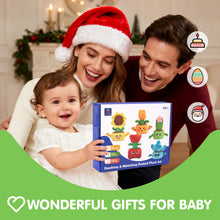 Load image into Gallery viewer, Plush Flower Garden Stacking &amp; Sorting Toy

