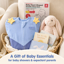 Laden Sie das Bild in den Galerie-Viewer, HEART-SHAPED ARMS-UP SLEEP SACK (BLUE)
