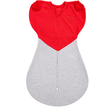 Laden Sie das Bild in den Galerie-Viewer, HEART-SHAPED ARMS-UP SLEEP SACK (RED)
