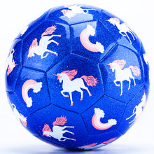 Charger l'image dans la visionneuse de la galerie, Ballon de football taille 3 effet scintillant avec pompe
