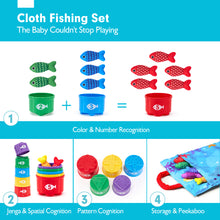 Load image into Gallery viewer, Toddler Montessori Fishing Toys for 1 Year Old
