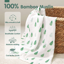 Load image into Gallery viewer, Muslin Swaddle Blankets Bamboo - 4 Types
