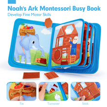 Load image into Gallery viewer, Noah's Ark Toy Busy Book for Toddlers 1-3
