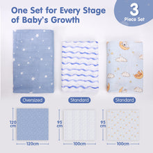 Load image into Gallery viewer, Muslin Swaddle Blankets Bamboo - 4 Types
