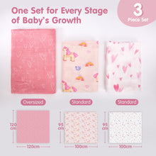 Load image into Gallery viewer, Muslin Swaddle Blankets Bamboo - 4 Types
