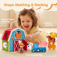 Laden Sie das Bild in den Galerie-Viewer, Farm Matching &amp; Stacking Barn Playset
