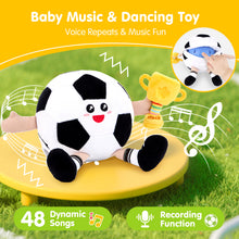 Load image into Gallery viewer, Baby Crawling Plush Toy - Soccer
