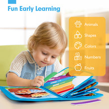 Load image into Gallery viewer, Noah's Ark Toy Busy Book for Toddlers 1-3
