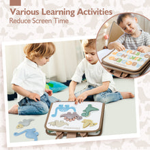 Load image into Gallery viewer, Montessori Busy Board for Toddlers 2-4
