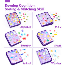 Load image into Gallery viewer, 7-in-1 Montessori Busy Board 3 Year Old

