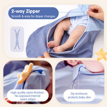 Laden Sie das Bild in den Galerie-Viewer, HEART-SHAPED ARMS-UP SLEEP SACK (BLUE)
