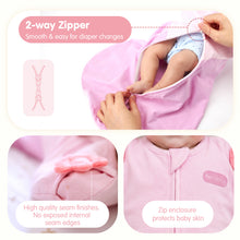 Laden Sie das Bild in den Galerie-Viewer, HEART-SHAPED ARMS-UP SLEEP SACK (PINK)

