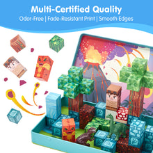Load image into Gallery viewer, hahaland Mini Magnetic Blocks Travel Set

