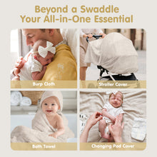 Load image into Gallery viewer, Muslin Swaddle Blankets Bamboo - 4 Types
