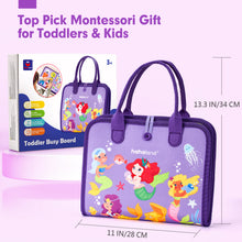Load image into Gallery viewer, 7-in-1 Montessori Busy Board 3 Year Old
