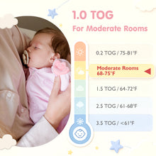 Laden Sie das Bild in den Galerie-Viewer, HEART-SHAPED ARMS-UP SLEEP SACK (PINK)
