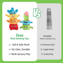 Load image into Gallery viewer, Plush Flower Garden Stacking &amp; Sorting Toy
