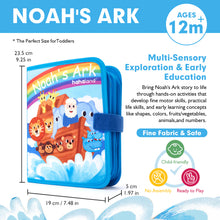 Load image into Gallery viewer, Noah's Ark Toy Busy Book for Toddlers 1-3
