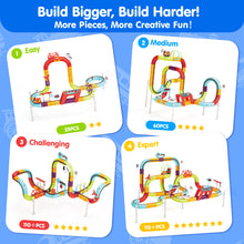 Carica l'immagine nel visualizzatore Galleria, 3D Anti-Gravity Rail Car Set - 112PCS
