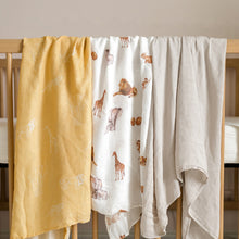 Load image into Gallery viewer, Muslin Swaddle Blankets Bamboo - 4 Types
